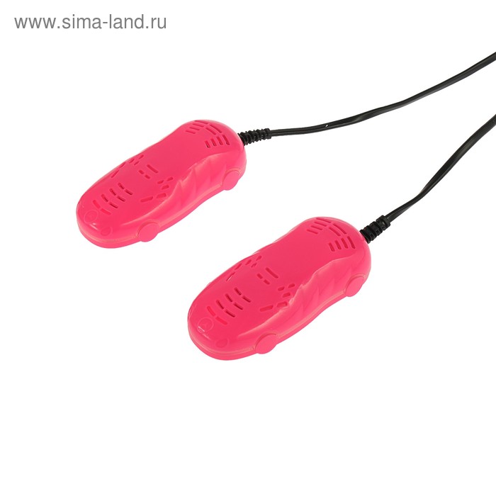Сушилка для обуви Sakura SA-8155P, 12 Вт, до 70°С, арома-пластик, антибакт., розовая