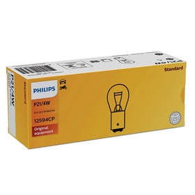 

Лампа автомобильная Philips, P21/4W, 12 В, 21/4 Вт, 12594CP