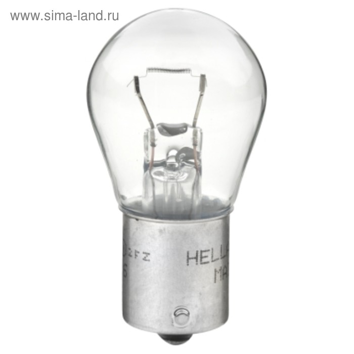 Лампа автомобильная Hella Long Life, P21W, 12 В, 21 Вт, 8GA 002 073-271