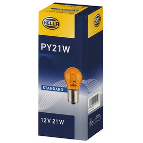 

Лампа автомобильная Hella, PY21W, 12 В, 21 Вт, 8GA 006 841-121