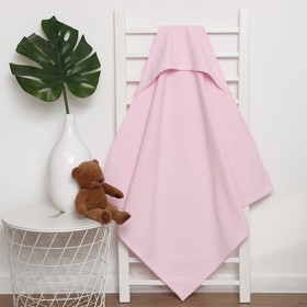 Полотенце-уголок махровый "Крошка Я" 85*85 см, цв.нежно-розовый, 100% хл, 320 г/м2