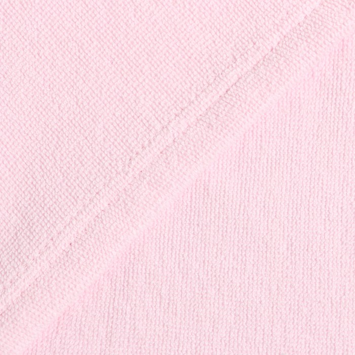 Полотенце-уголок махровый "Крошка Я" 85*85 см, цв.нежно-розовый, 100% хл, 320 г/м2