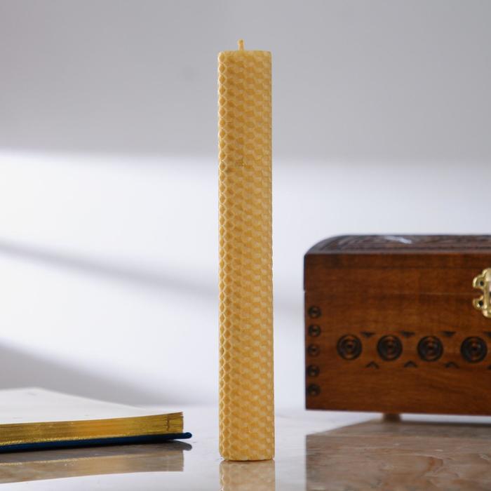 

Свеча из вощины с базиликом, 2,2×21 см