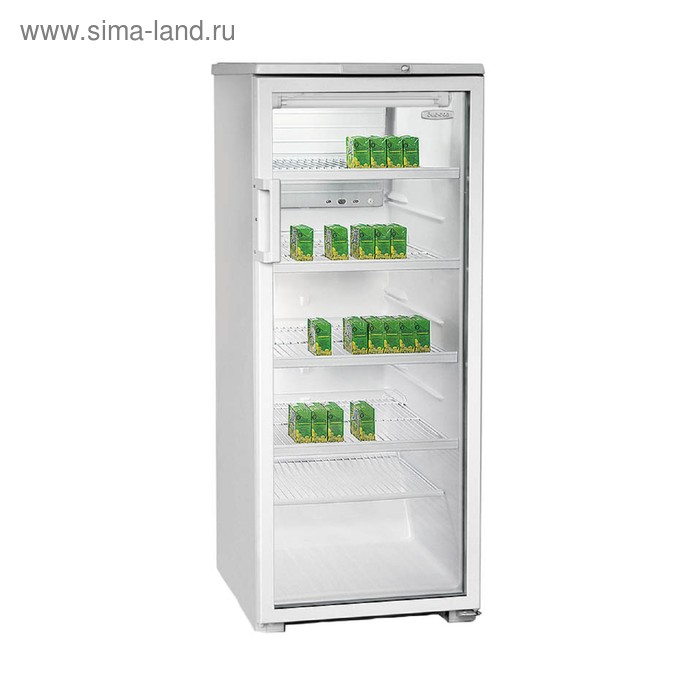 холодильная витрина бирюса b 310 чёрный фронт Холодильная витрина Бирюса 290, 290 л, белая