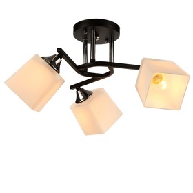 

Люстра 52131637/3 E27 60Вт черный-хром 35х35х20 см