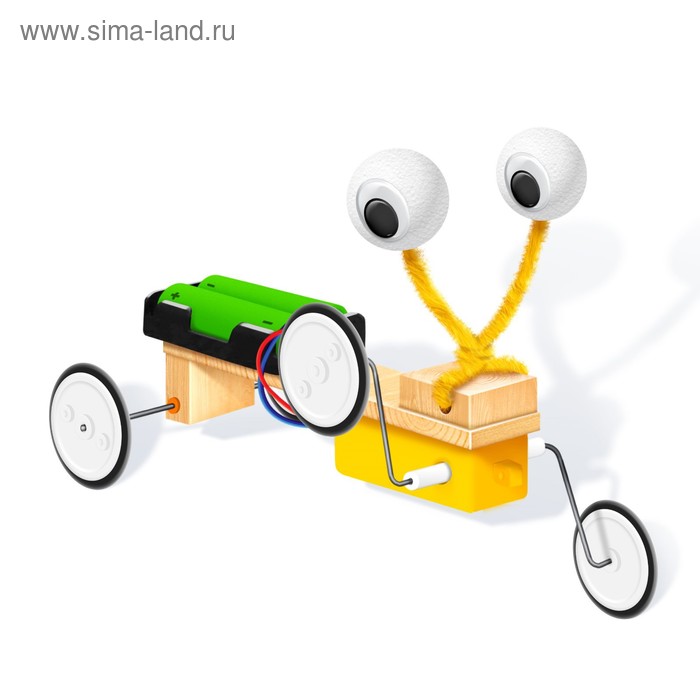 

Набор для опытов «Робот Гэри», работает от батареек, в пакете