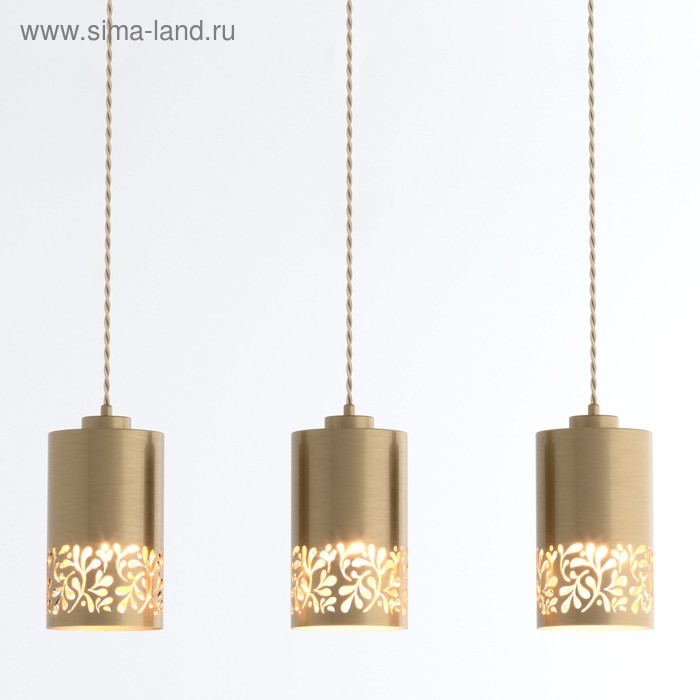 

Светильник Tracery, 3x15Вт E27, цвет античная бронза