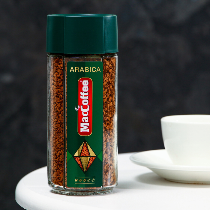 кофе арабика растворимый 95г Кофе растворимый MacCoffee Арабика, 100 г