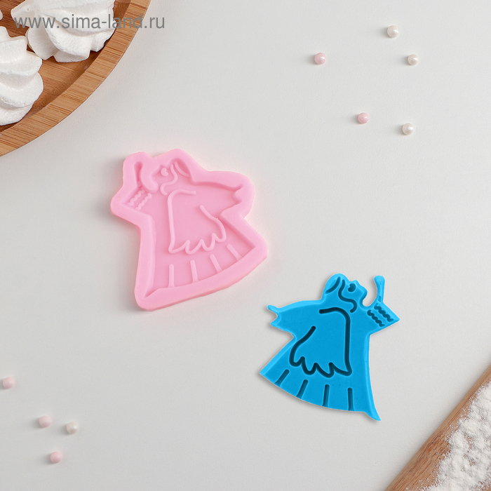 

Силиконовый молд «Ангел», 6,5×7,5 см, цвет МИКС