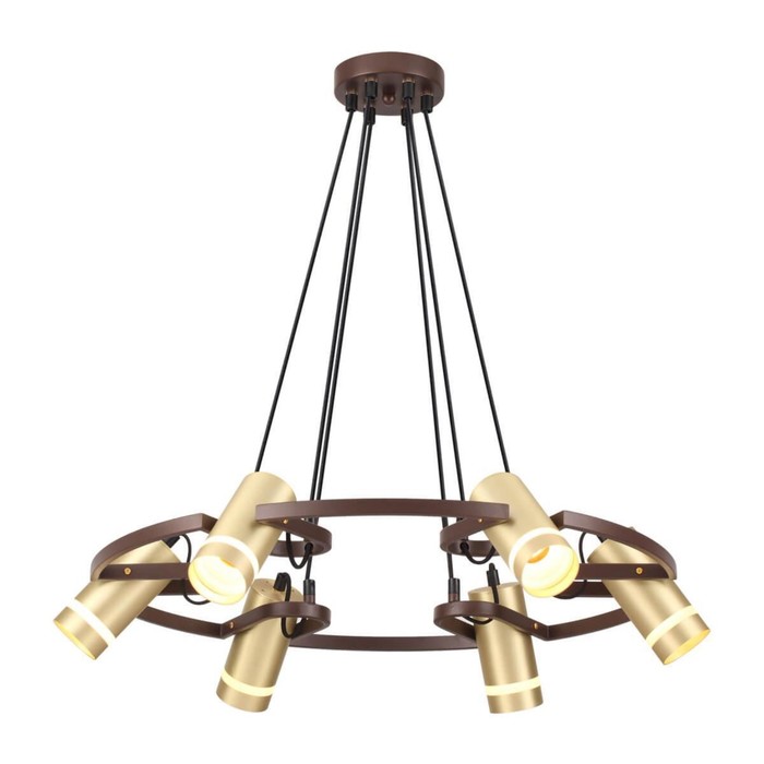 Люстра Harper 6x5Вт GU10 цвет коричневый 12546₽