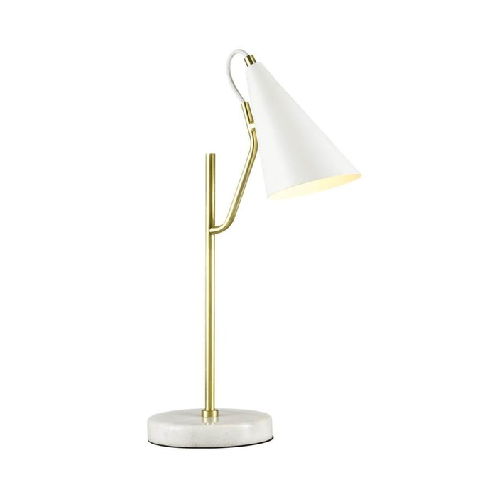 Настольная лампа Watson, 40Вт E14, цвет белый, золото