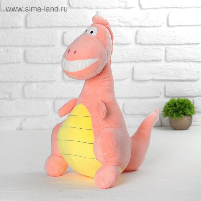 От 20 до 50 см Мягкая игрушка «Динозавр», 30 см, цвет бежевый