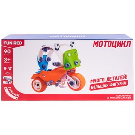 

Конструктор гибкий «Мотоцикл», 90 деталей