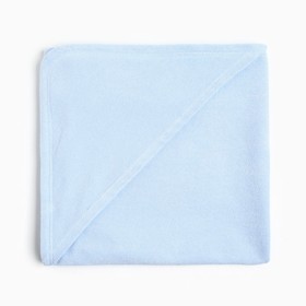 Полотенце-уголок махровый "Крошка Я" 85*85 см, цв.нежно-голубой, 100% хл, 320 г/м2
