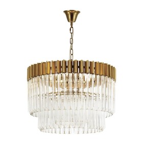 

Люстра Moria, 8x40Вт E14, цвет бронза