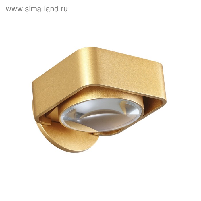 фото Бра paco, 6вт led, 4000к, 400лм, цвет золото odeon light