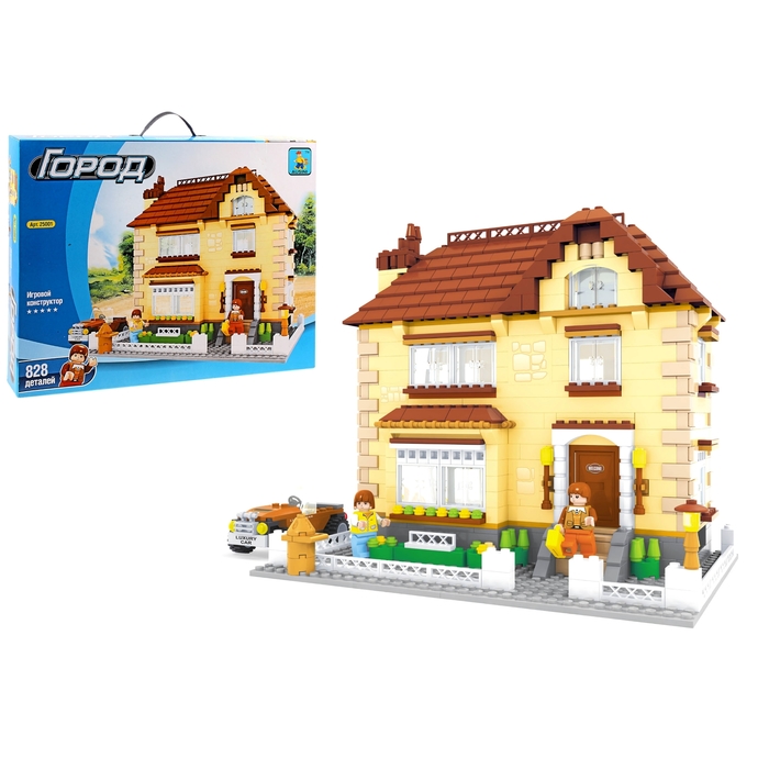 Конструктор «Большой дом», 828 деталей
