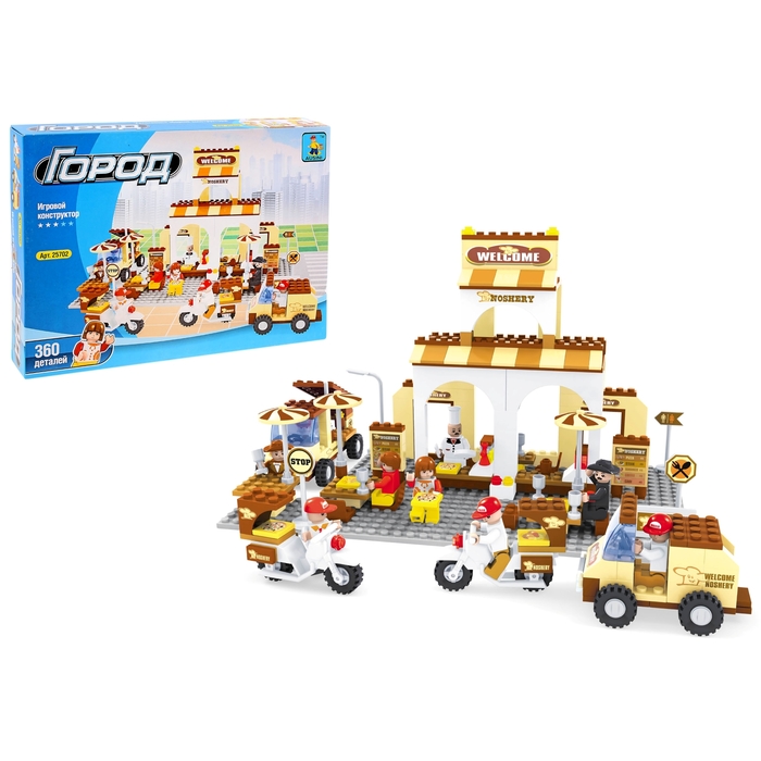 Конструктор «Пиццерия», 360 деталей