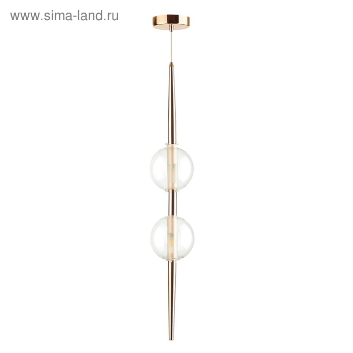 Светильник Lazia 2x5Вт G9 цвет медный 11089₽