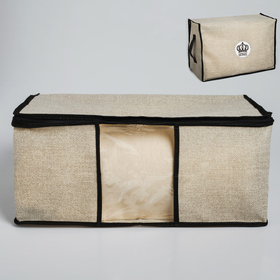 Короб для хранения с pvc-окном 'HOME', 30 х 45 х 20 см Ош