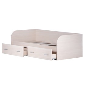 

Кровать с ящиками 0,9х2 2030х960х650 Дуб молочный