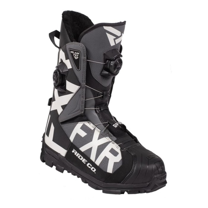 Ботинки FXR Helium Pro с утеплителем, размер 41, чёрный, серый
