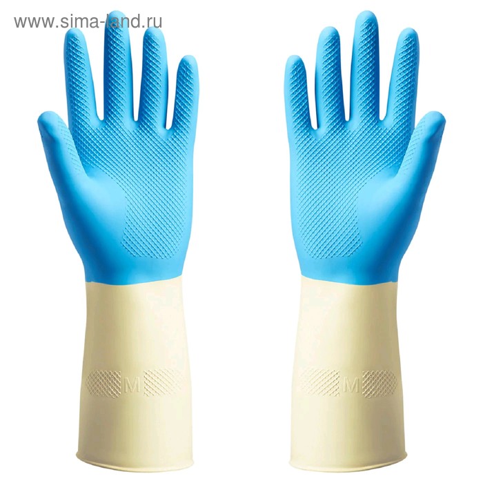 фото Резиновые перчатки поткес, размер s, цвет синий ikea