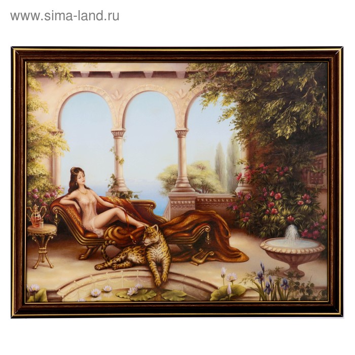 

Картина "На отдыхе" 35х28 (38х31) см