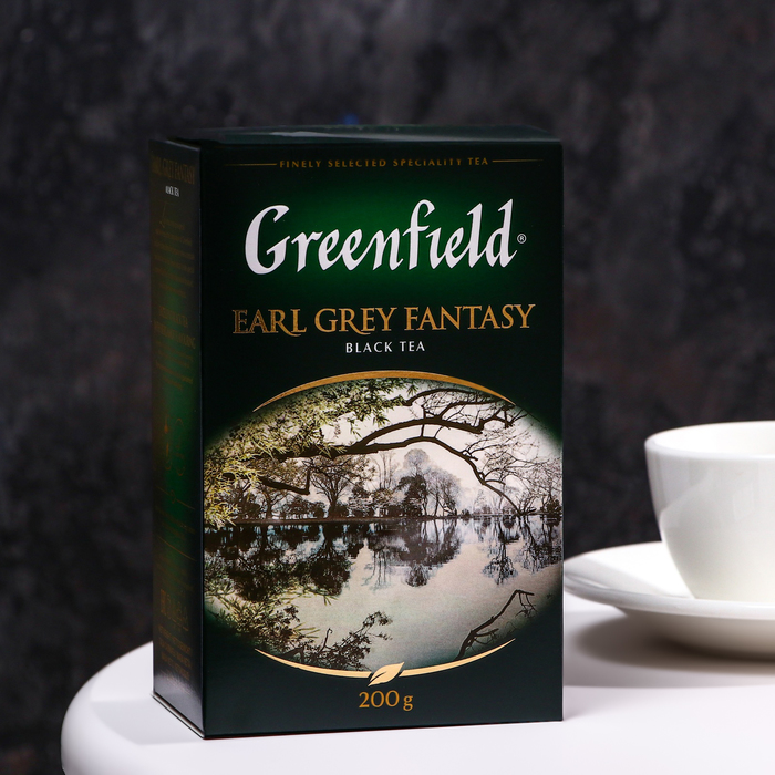 Чай Greenfield Эрл Грей Фэнтази 200 г, чёрный листовой с доб. чай greenfield голден цейлон 200 г чёрный листовой