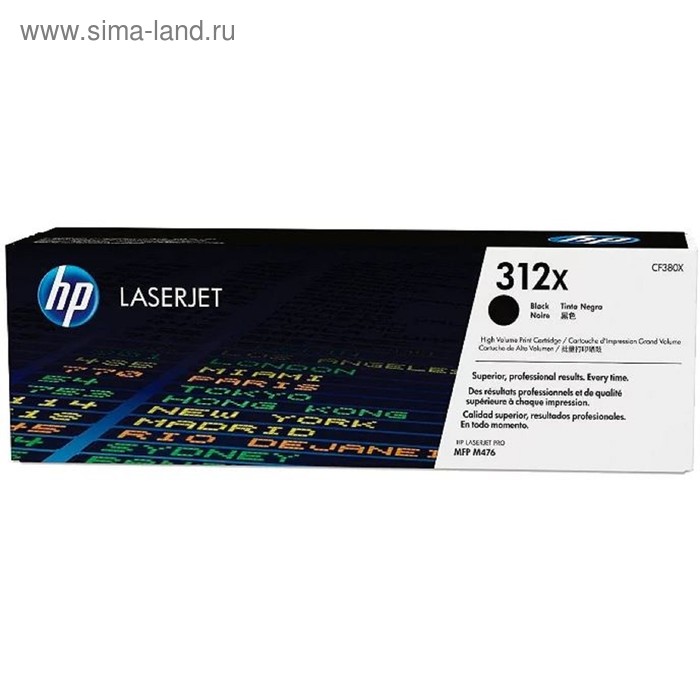 

Картридж HP 312A CF380X для CLJ Pro M476 (4400k), черный