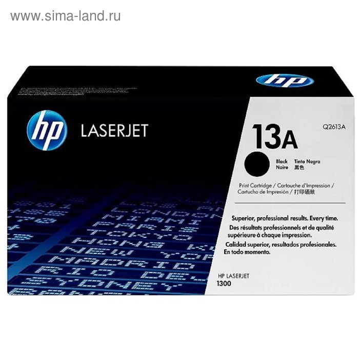 

Картридж HP 13A Q2613A для LJ 1300/1300N (2500k), черный