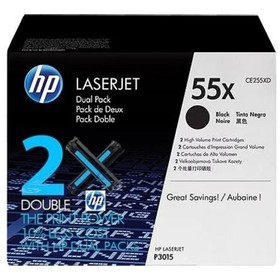 

Тонер Картридж HP 55X CE255XD черный x2уп. для HP LJ P3015d/P3015dn/P3015n/P3015x (25000стр.) 1726