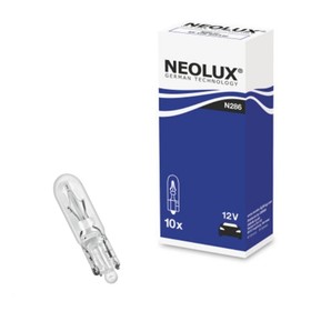 

Лампа автомобильная NEOLUX, W1.2W, 12 В, 1.2 Вт, (W2x4,6d), N286