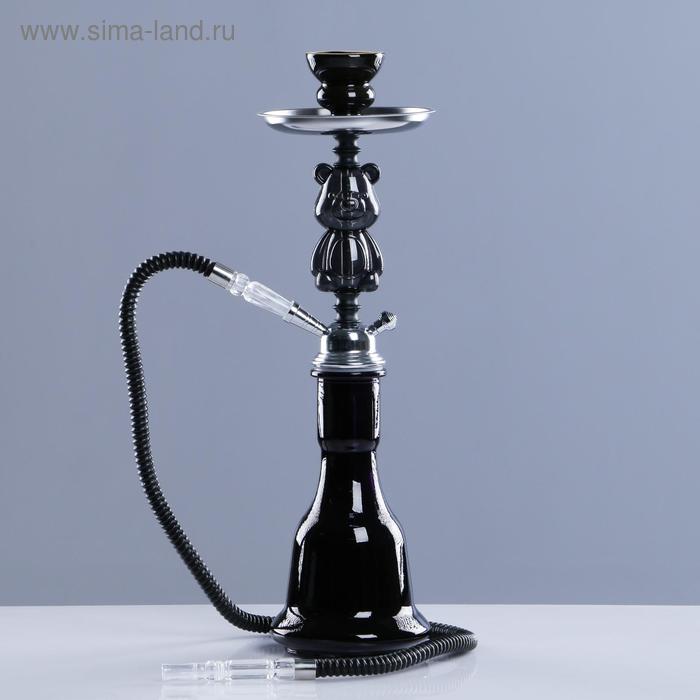 

Кальян "Мишка", 45 см, 1 трубка, колба темно-синяя, шахта черная