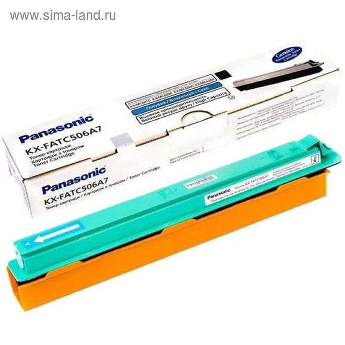 

Тонер Картридж Panasonic KX-FATC506A7 голубой для Panasonic KX-MC6020RU