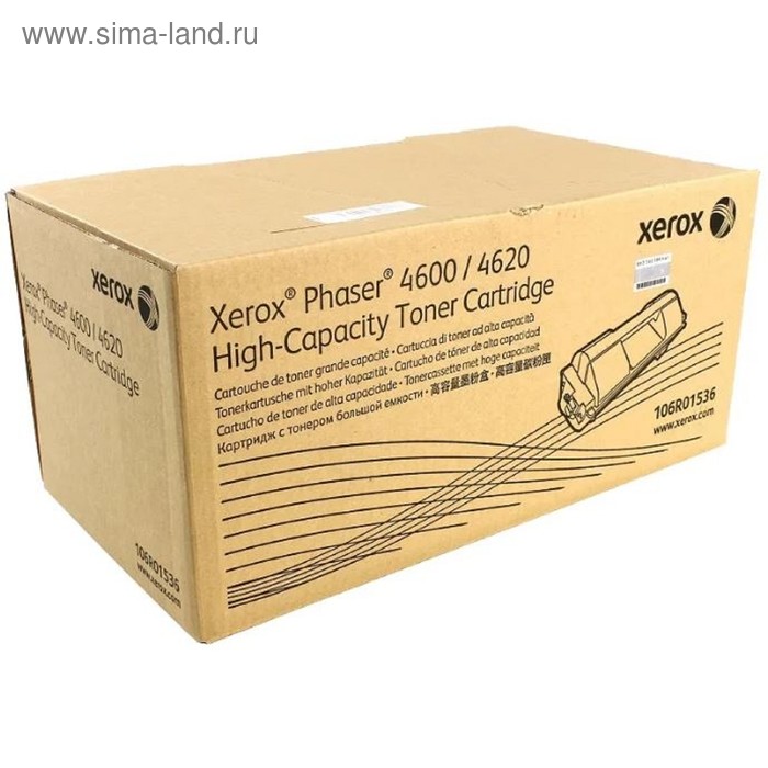 

Тонер Картридж Xerox 106R01536 черный для Xerox Ph 4600/4620 (30000стр.)