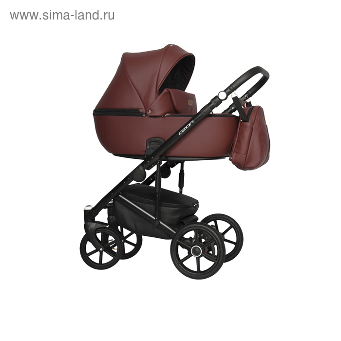 Коляска 2 в 1 Riko Basic Ozon цвет 04 коричневый 33598₽