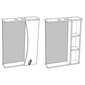 Зеркало-шкаф "Наина 60C" от Сима-ленд