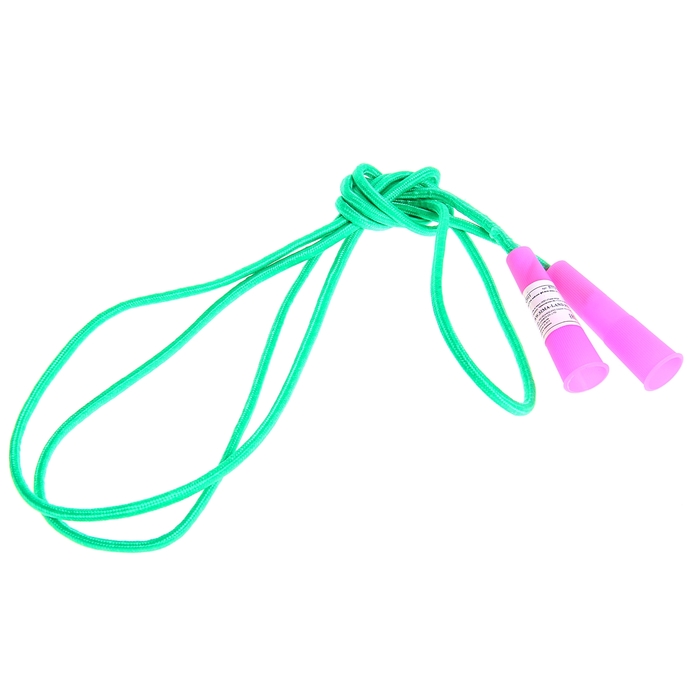 Скакалка, 2,3 м, нейлон, цвета МИКС
