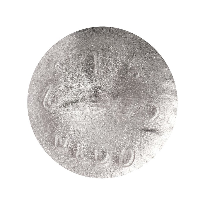 Краска органическая - жидкая поталь Luxart Lumet, 33 г, серебро «Звезды Массандры», спиртовая основа, повышенное содержание пигмента, в стеклянной банке