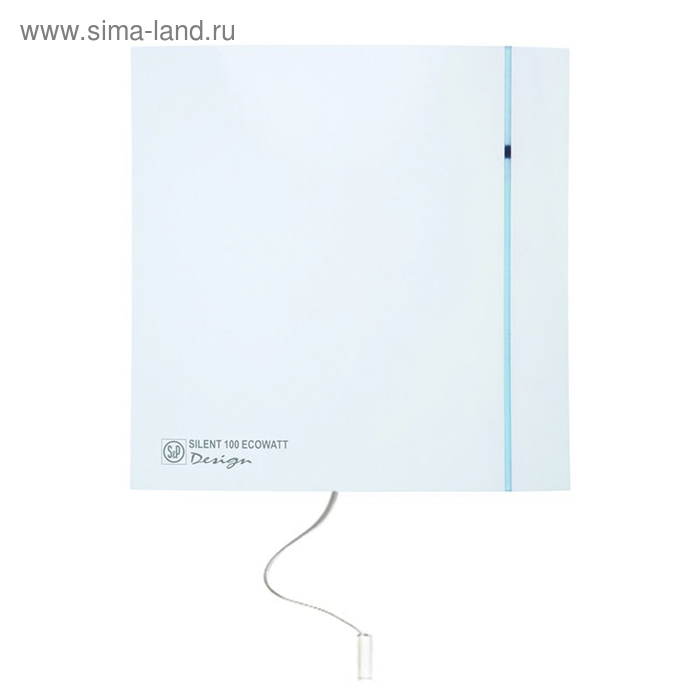 Вентилятор S&P SILENT-100 CMZ DESIGN, 220-240 В, бесшумный, 50 Гц, белый
