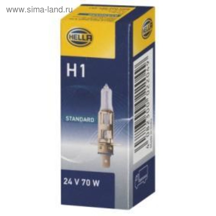 фото Лампа автомобильная hella, h1, 24 в, 70 вт, 8gh 002 089-251