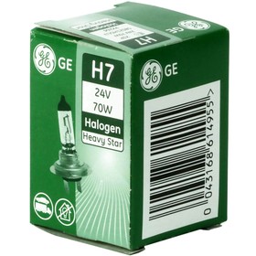 

Лампа автомобильная General Electric Heavy Star, H7, 24 В, 70 Вт, 58521HDLU