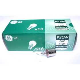 

Лампа автомобильная General Electric HD, P21W, 24 В, 21 Вт, 1060HD