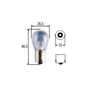 

Лампа автомобильная Hella, P22, 24 В, 15 Вт, 8GA 002 072-291