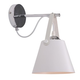 

Бра MD.1190-1-W CH+WH, 60Вт Е27, цвет хром