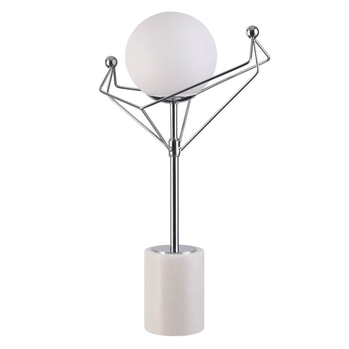 Настольная лампа Kennedy, 40Вт E14, цвет хром