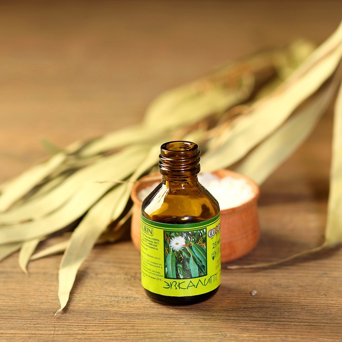 Эфирное масло Эвкалипта в индивидуальной упаковке 25 мл