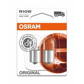 

Лампа автомобильная Osram, R10W, 24 В, 10 Вт, набор 2 шт, 5637-02B