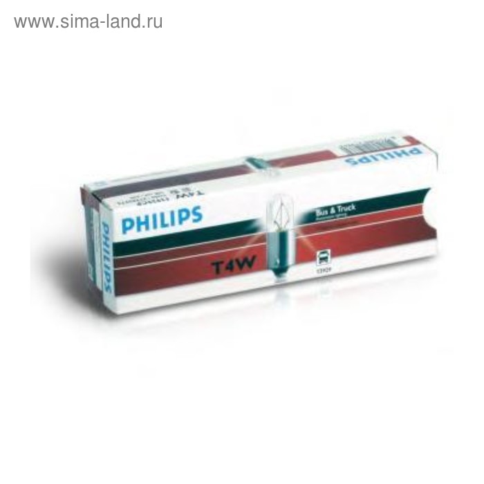 фото Лампа автомобильная philips masterlife, t4w, 24 в, 4 вт, 13929mlcp